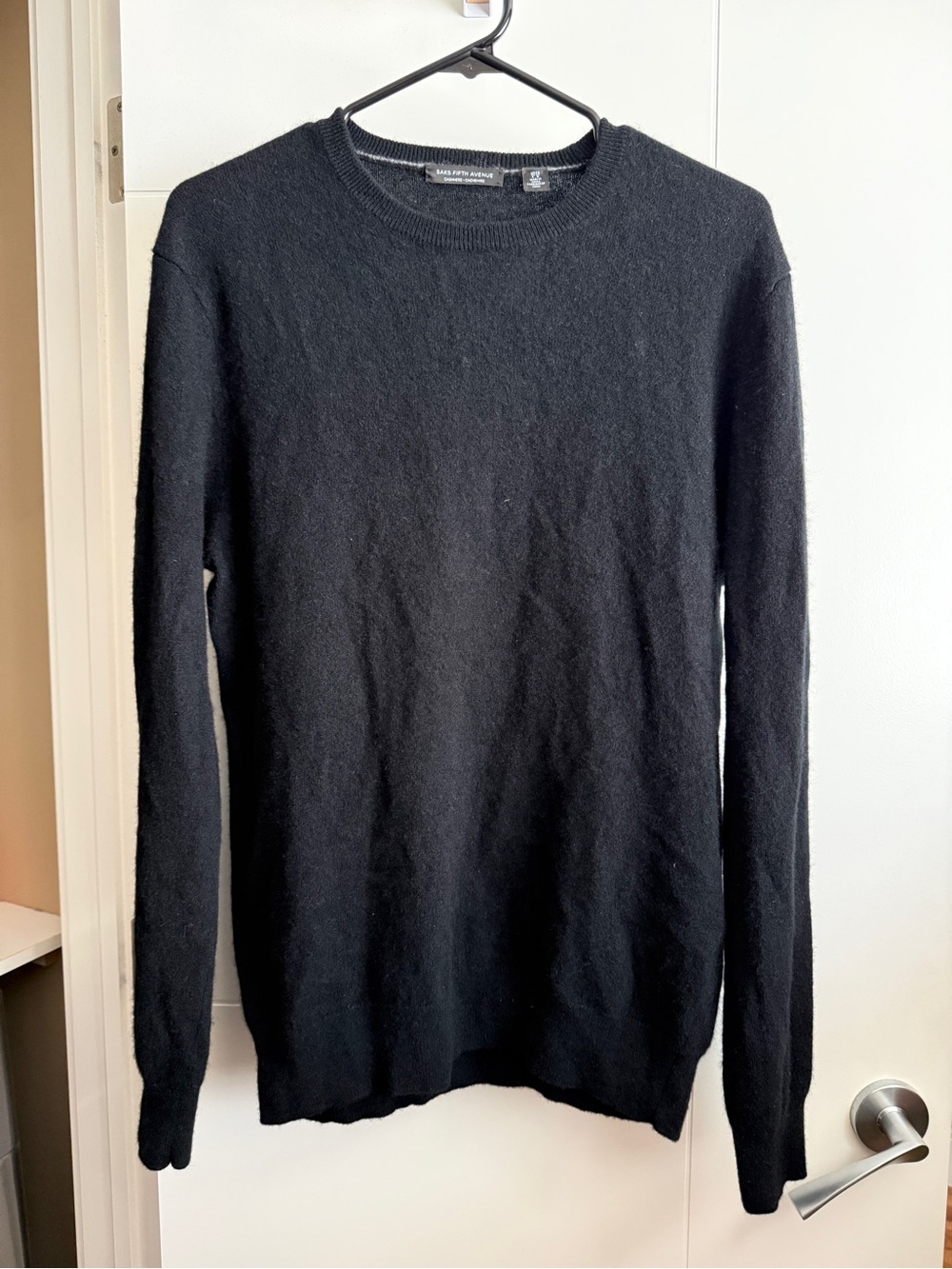 Saks Fifth Avenue Men's Black Crewneck Pullover